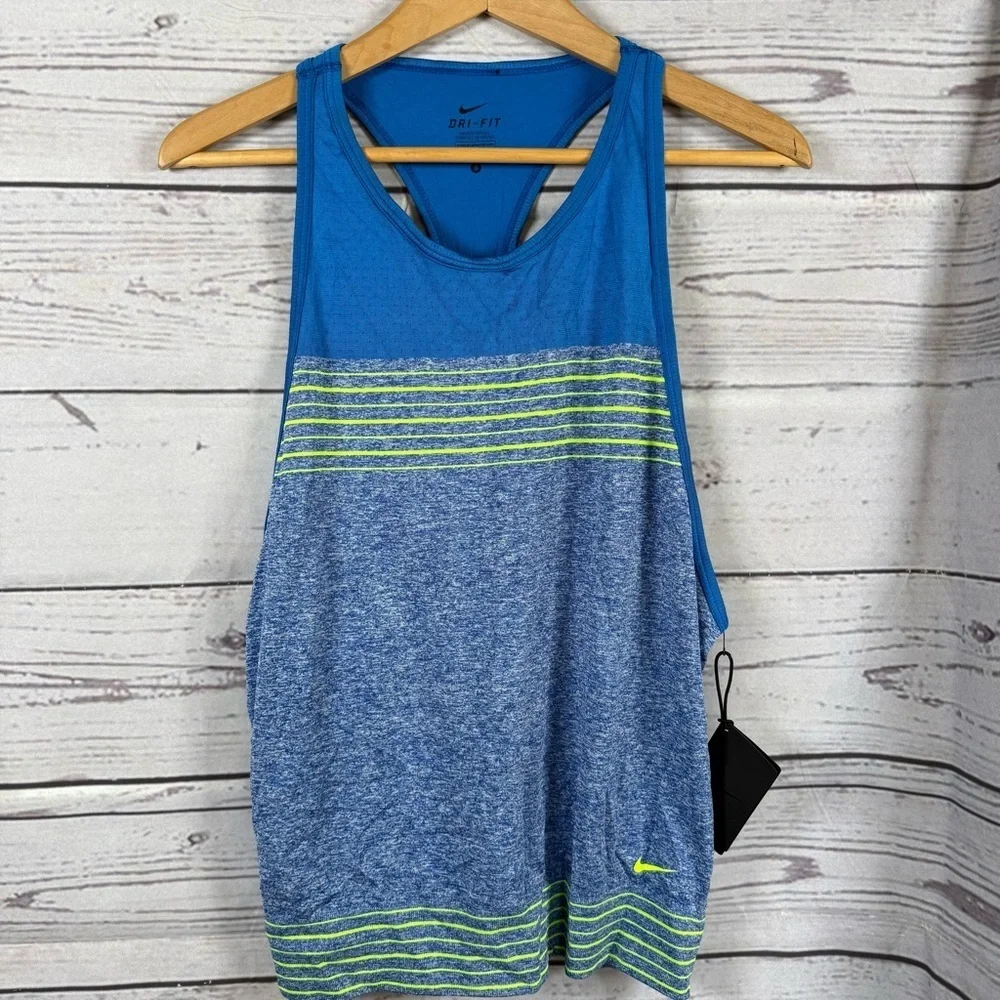 Nike Women's Blue Muscle Tank Top Size S